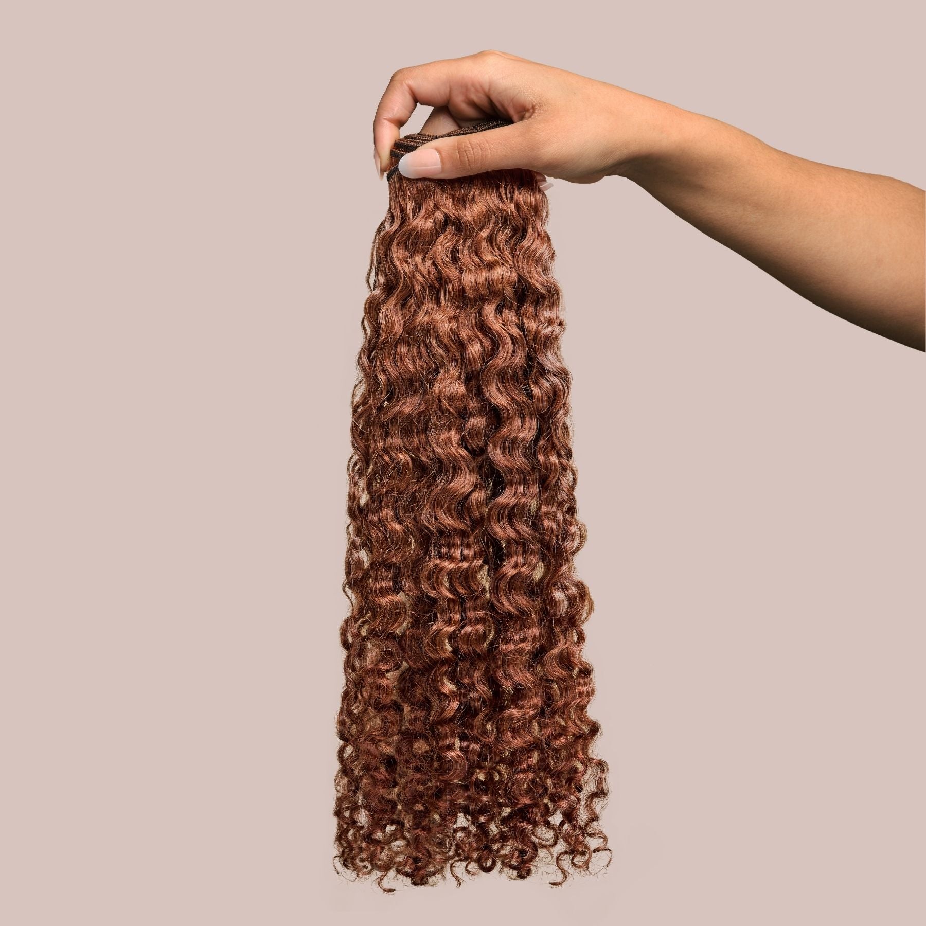 CLASSIC CLIP-IN | LUSH CURL | AuburnROSE - Miix Mii Hair Co.
