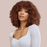 CLASSIC CLIP-IN | LUSH KINKY CURL | AuburnROSE - Miix Mii Hair Co.